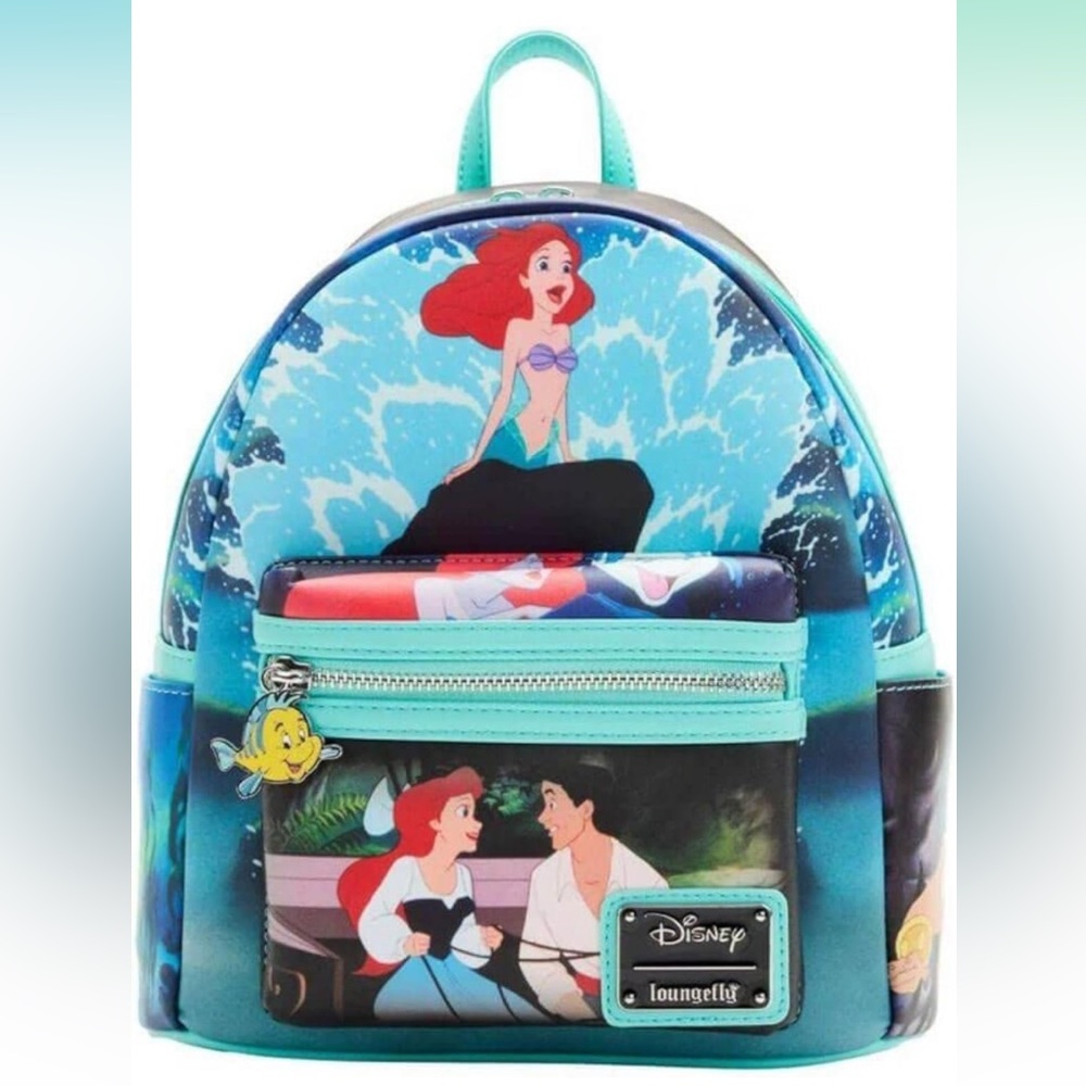 Loungefly Disney The Little Mermaid Princess Scenes Series Backpack